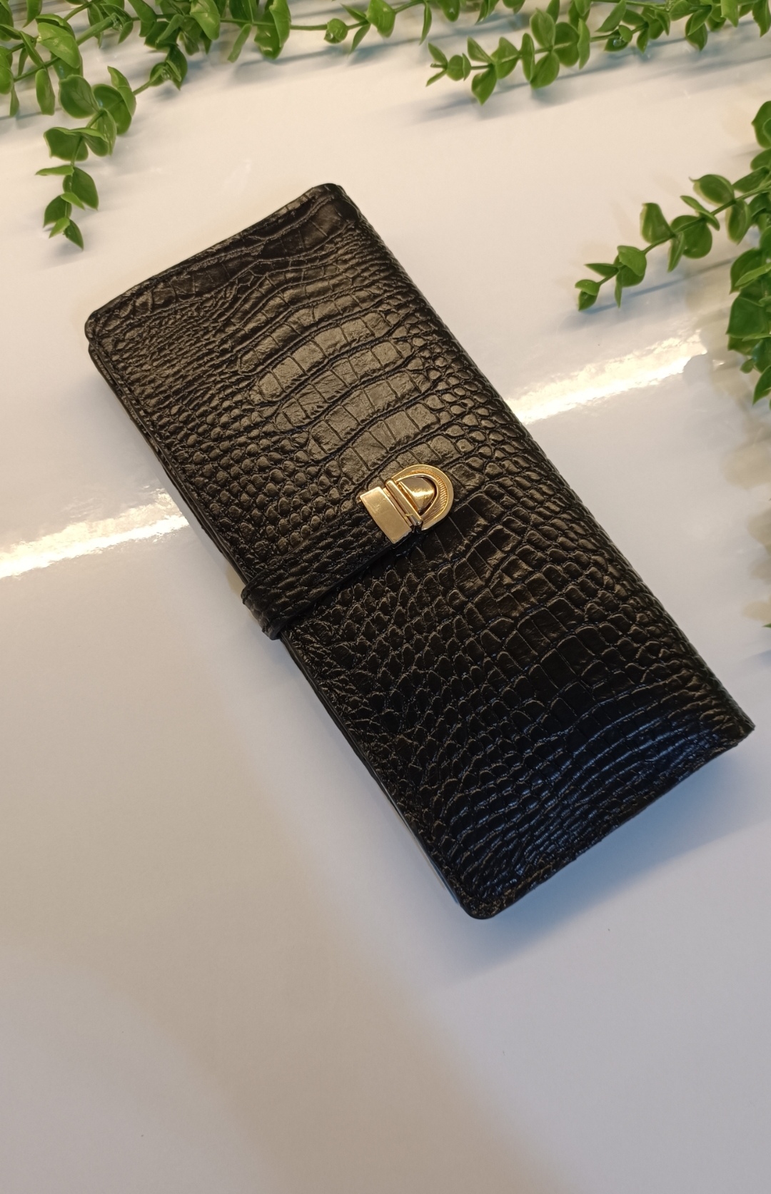 کیف دسته چک چرم طبیعی